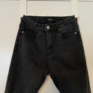 White Fox Distressed Skinny Jeans
